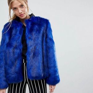 Bershka faux fur jacket